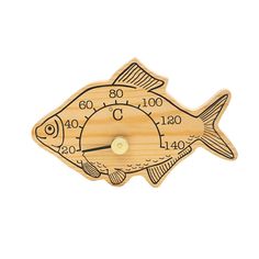 Термометр R-SAUNA для бани и сауны Рыбка 180-T