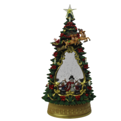 Сувенир Merry Christmas WDL-22011, 15175 "Ёлка с игрушками": Дети слепили снеговика"