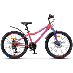 Велосипед Stels Navigator 24 410 MD V010 2019 13" неоновый красный