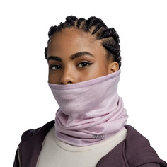 Тонкий шерстяной шарф-труба Buff Merino Lightweight Lilac Sand