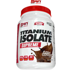 Протеин SAN Titanium Isolate Supreme 2.0, 908 г, delicious milk chocolate