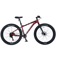 Горный велосипед Joyoy 27,5, 2023 г, 150-178 см, рама 17,5, колеса 27,5, камуфляж красный