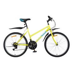 Велосипед спортивный Life 26" желто-бирюзовый No Brand