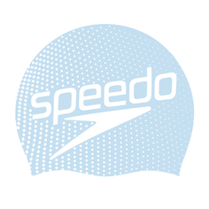 Шапочка для плавания Speedo SPEEDO Junior Slogan Cap голубой