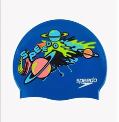 Шапочка для плавания Speedo SPEEDO Junior Slogan Cap мультиколор