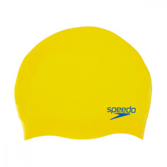 Шапочка для плавания Speedo SPEEDO Plain Moulded Silicone Junior желтый