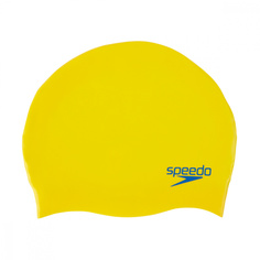 Шапочка для плавания Speedo SPEEDO Plain Moulded Silicone Junior желтый