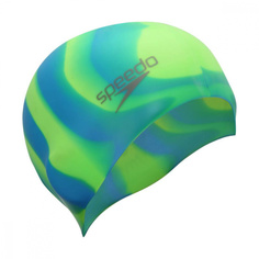Шапочка для плавания Speedo SPEEDO Multi Colour Silicon Cap зеленый