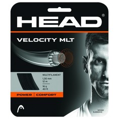 Струна для тенниса HEAD 12m Velocity MLT 281404-BK, Black, 1.30