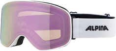 Горнолыжные очки Alpina Slope Q-Lite white matt/Q-Lite rose S2 23/24, Розовый