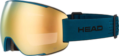 Горнолыжные очки Head Magnify 5K + SL petrol/gold S3 + S1, +линзой, 23/24, Желтый