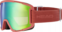 Горнолыжные очки Head Contex quartz/FMR blue-green S2, 23/24, Бордовый