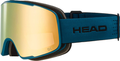 Горнолыжные очки Head Horizon 2.0 5K + SL petrol/gold S3 + S1, +линзой, 23/24, Желтый