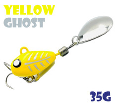Тейл-Спиннер Uf-Studio Hurricane 35g #Yellow Ghost
