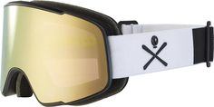 Горнолыжные очки Head Horizon 2.0 5K WCR white/gold S3, 22/23, Желтый