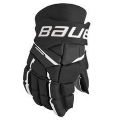 Перчатки хоккейные BAUER Supreme M3 S23 INT 1061901 (12 / черный-белый) Бауэр