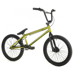 Велосипед COMODO BMX CYCLONE 20" 2023 Цвет желтый-зеленый мкталлик Acme
