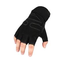 Нейлоновые противоскользящие перчатки для занятий спортом 04124996 чёрный р-р L No Brand