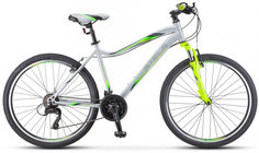 Велосипед STELS Miss 5000 2023 Цвет серебристый-салатовый, Размер 16"
