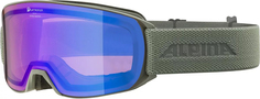 Горнолыжные очки Alpina Nakiska Q Moon-Grey Matt 22/23, One size