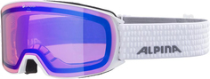 Горнолыжные очки Alpina Nakiska Q White Gloss 22/23, One size