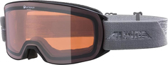 Горнолыжные очки Alpina Nakiska Q Black-Grey Matt 22/23, One size