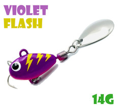Тейл-Спиннер Uf-Studio Hurricane 14g #Violet Flash