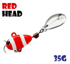 Тейл-Спиннер Uf-Studio Hurricane 35g #Redhead