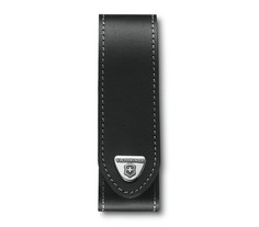 Чехол Victorinox Ranger Grip из натуральной кожи, черный, 13,2х4,2х3,5 см