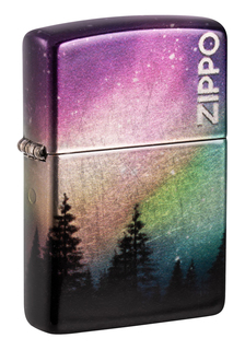 Зажигалка кремниевая "Colorful Sky" с покрытием 540 Tumbled Chrome, Zippo, 48771