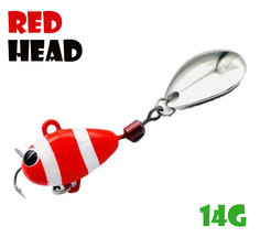 Тейл-Спиннер Uf-Studio Hurricane 14g #Redhead
