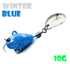 Тейл-Спиннер Uf-Studio Hurricane 10g #Winter Blue