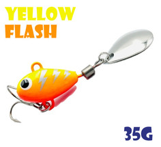Тейл-Спиннер Uf-Studio Hurricane 35g #Yellow Flash
