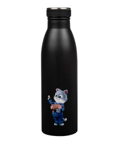 Термобутылка Libra СберКот NEW Копилка 500 ml черный