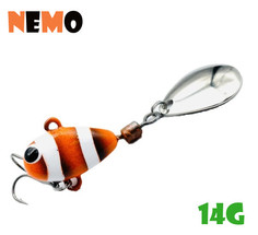 Тейл-Спиннер Uf-Studio Hurricane 14g #Nemo