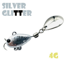 Тейл-Спиннер Uf-Studio Hurricane 4g #Silver Glitter