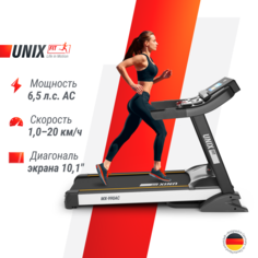 Беговая дорожка UNIX Fit MX-990 AC 10,1" TFT мощность 3.5 л.с., до 170 кг