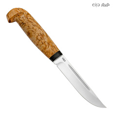 Нож туристический АиР Златоуст Финка Лаппи сталь 95х18 рукоять карельская береза