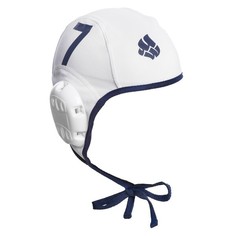 Шапочка для водного поло Mad Wave Waterpolo Caps 07 white/blue