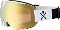 Горнолыжные очки Head Magnify 5K WCR + SL white/gold S3 + S1, +линзой, 22/23, Желтый