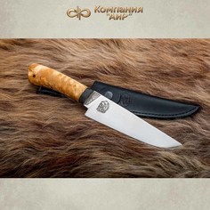 Нож туристический АиР Златоуст Барибал сталь 95х18 рукоять карельская береза