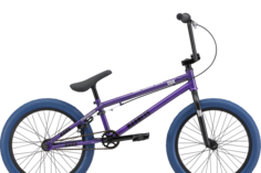 Велосипед Stark Madness BMX 4 2024 серо-фиолетовый черный темно-синий 9"