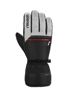 Перчатки Reusch Snow King White/Fire Red/Black (Inch (Дюйм):7,5)