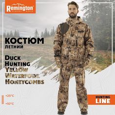 Костюм мужской Remington Duck Hunting RM1090-995 Yellow Waterfowl Honeycombs L RU