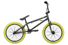 Велосипед Stark Madness BMX 3 (2024) антрацитовый/антрацитовый глянцевый, зеленый 9"