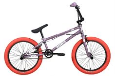 Велосипед Stark Madness BMX 2 (2024) фиолетово-серый/перламутр/красный 9"