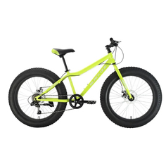 Велосипед Black One Monster 24 D 2022 14.5" зеленый/белый/зеленый