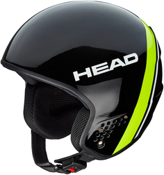 Горнолыжный шлем Head Race Carbon Black/Lime 20/21 L Черный