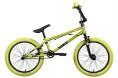 Велосипед Stark Madness BMX 3 (2024) зеленый металлик/черный, зеленый/хаки 9"