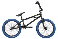 Велосипед Stark Madness BMX 3 (2024) антрацитовый/антрацитовый глянцевый, синий 9"